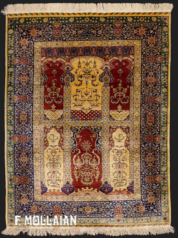 Handwoven Authentic Vintage Turkish Tulu Rugs - 3.5x4.5 ft
